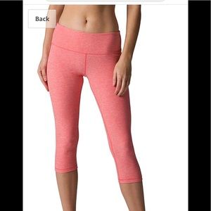 Brand new super soft coral cropped leggings!